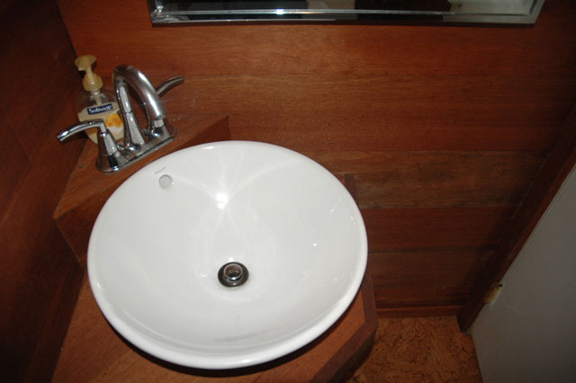 Downstairs bathroom sink